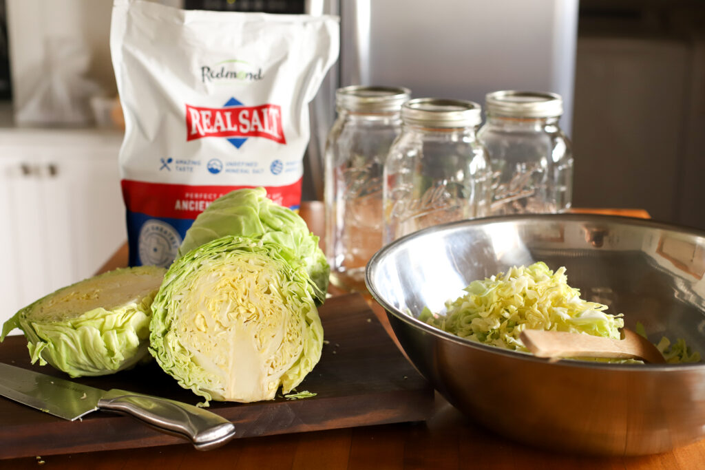 supplies needed to make sauerkraut