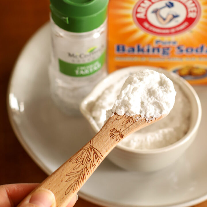 up close shot of Corn Free Baking Powder