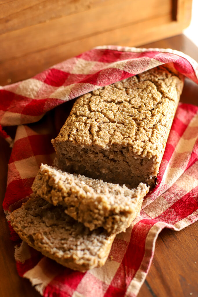 image of a loaf of bread sliced up