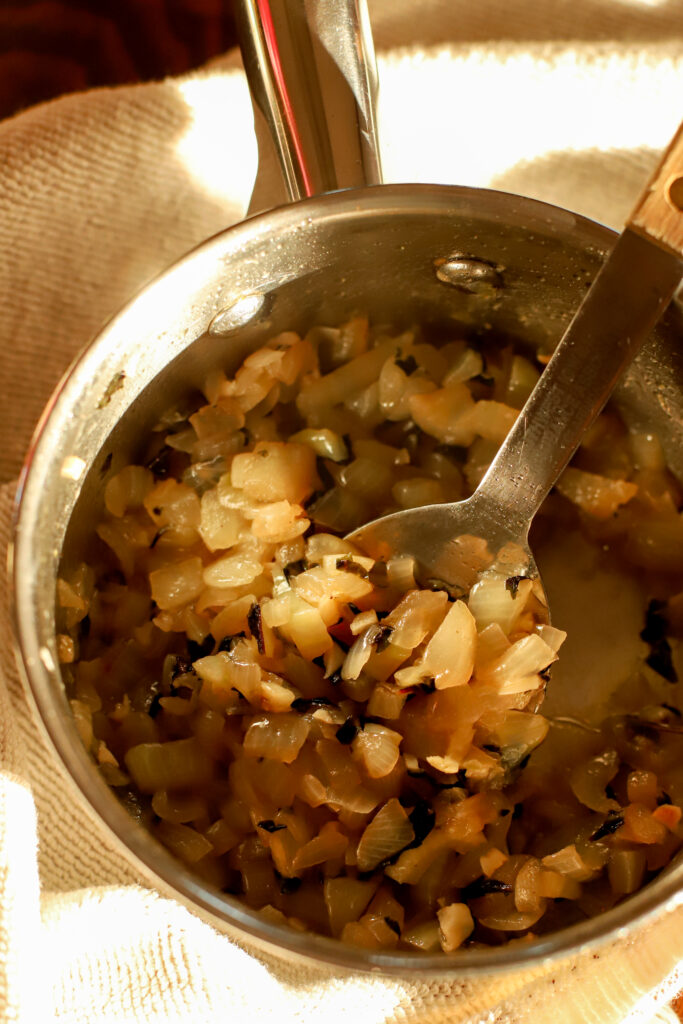 sauted onions and garlic
