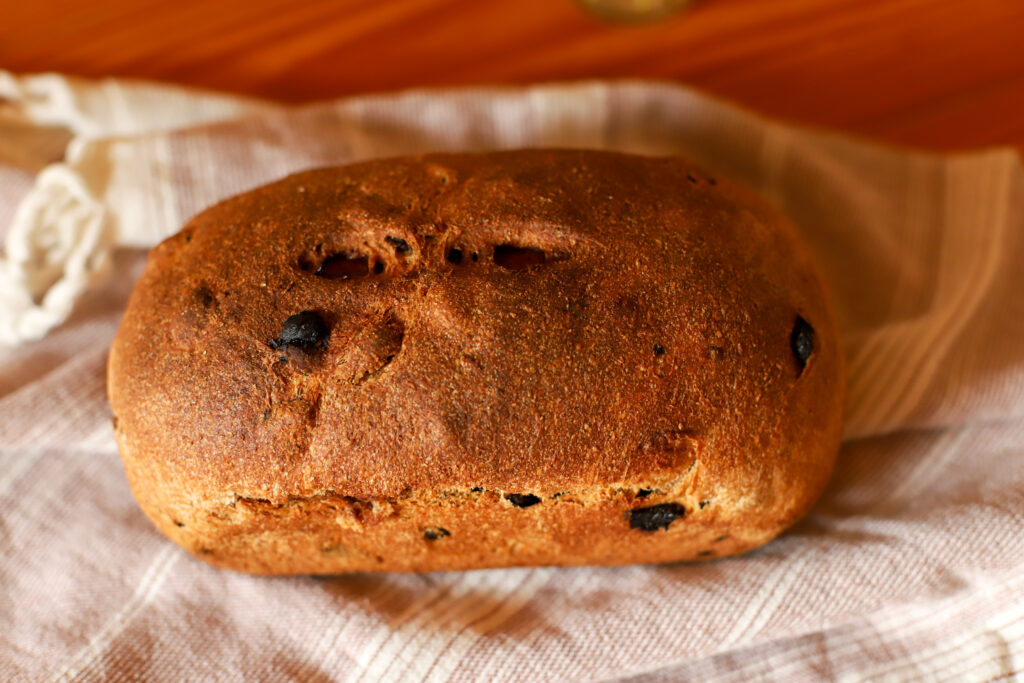 a beautiful loaf of bread