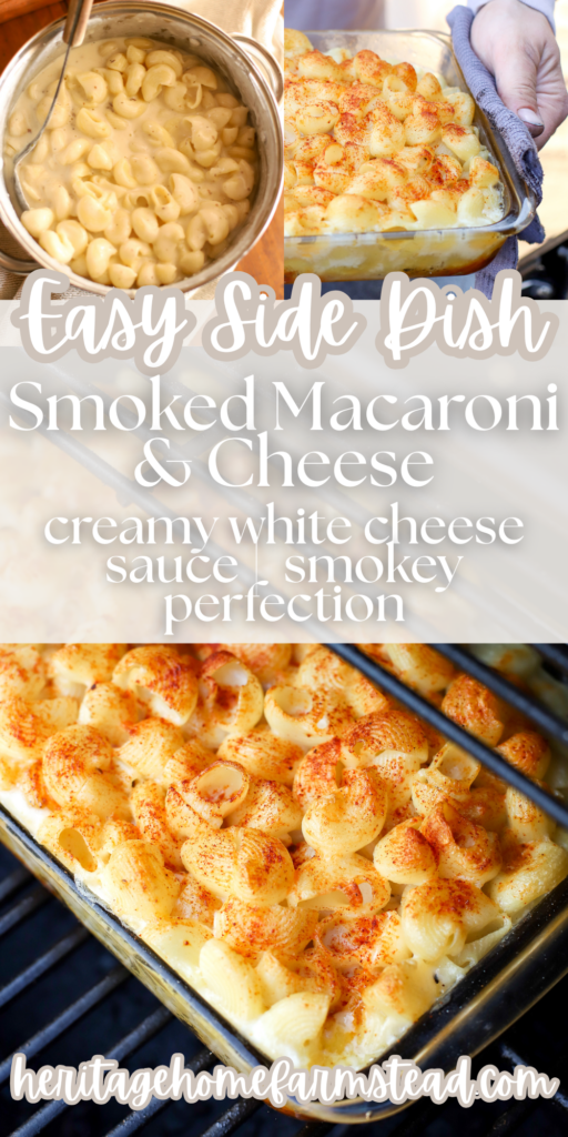 Pinterest Pin for Smoked Macaroni And Cheese