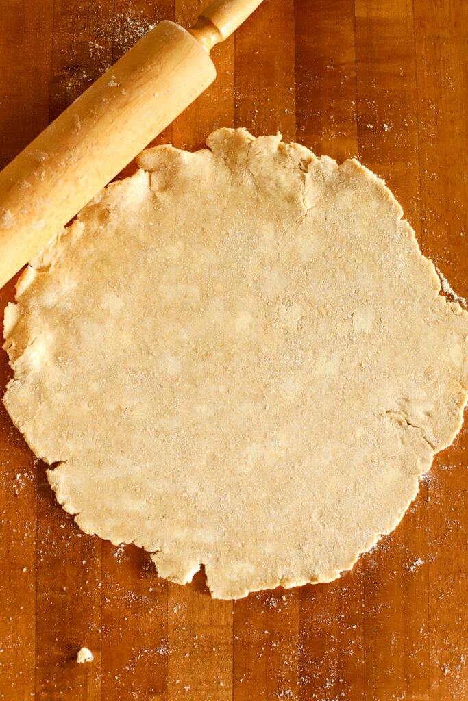 rolled pie crust
