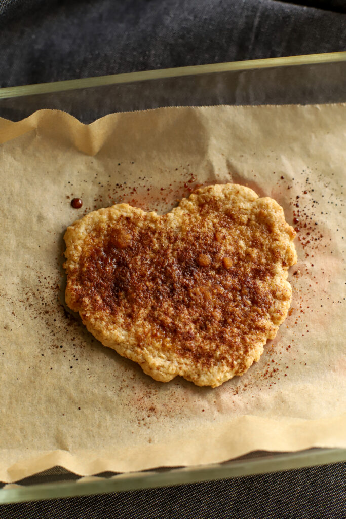 baked cinnamon sugar pie crust
