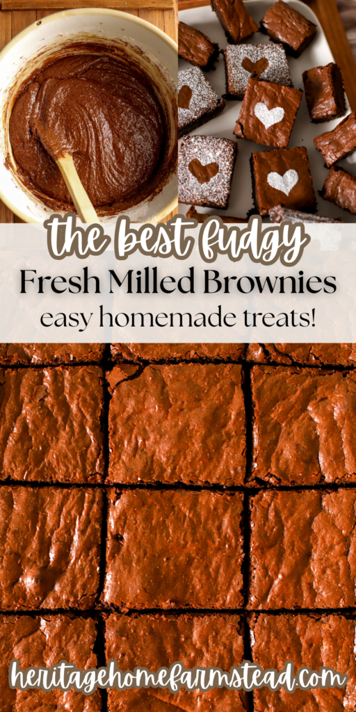 fresh milled fudgy brownie pin